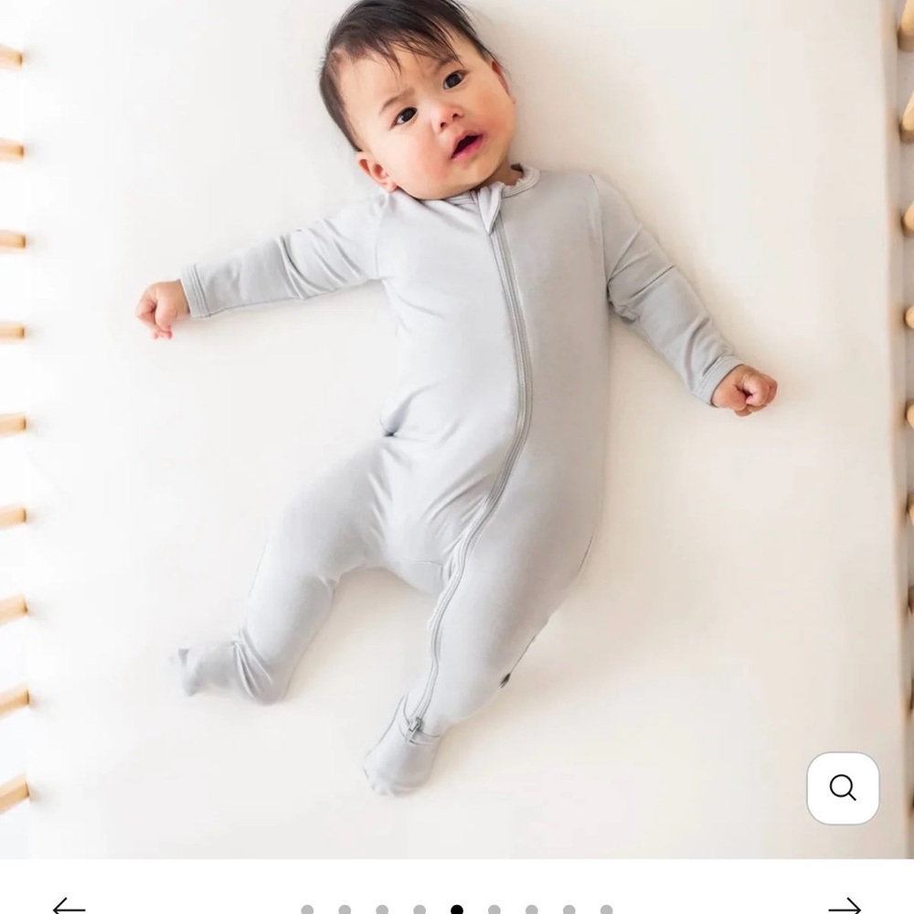 Kyte Baby storm onesie - grey (storm) 0-3 months